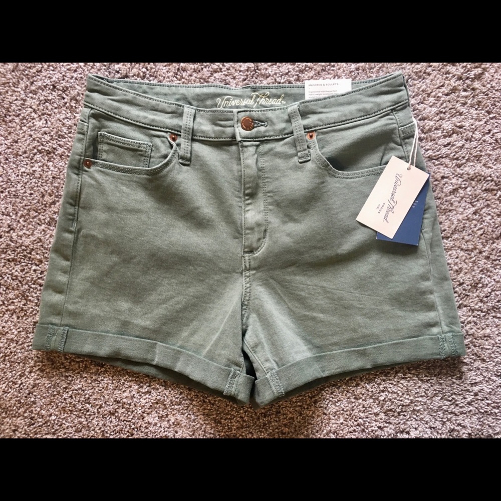 Universal Thread Dusty Olive Jean Shorts